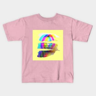 pop art colorful girl design Kids T-Shirt